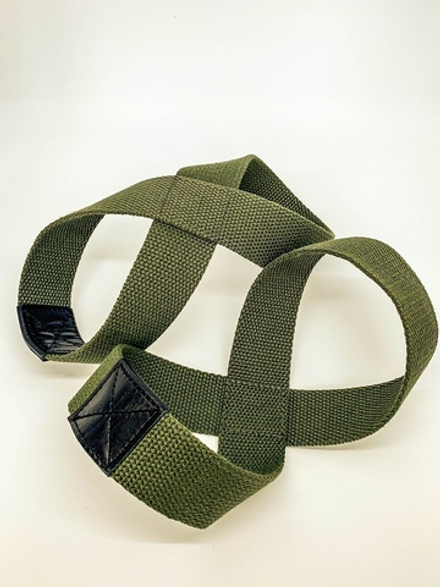 Лямки страховочные для тяги, обратная петля, петля восьмёрка, размер M