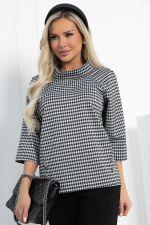 Джемпер Эдельвейс (черно-белый) Б12830-18М LT Collection
