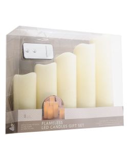 LED-06 Набор светодиодных свечей (5шт.) с дистанционным управлением