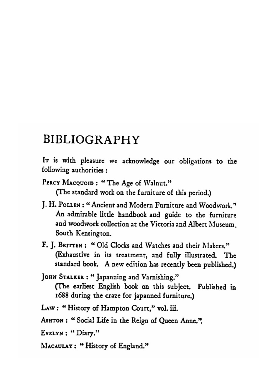 English furniture. The Period of Queen Anne. Volume 2 | John Percy Blake