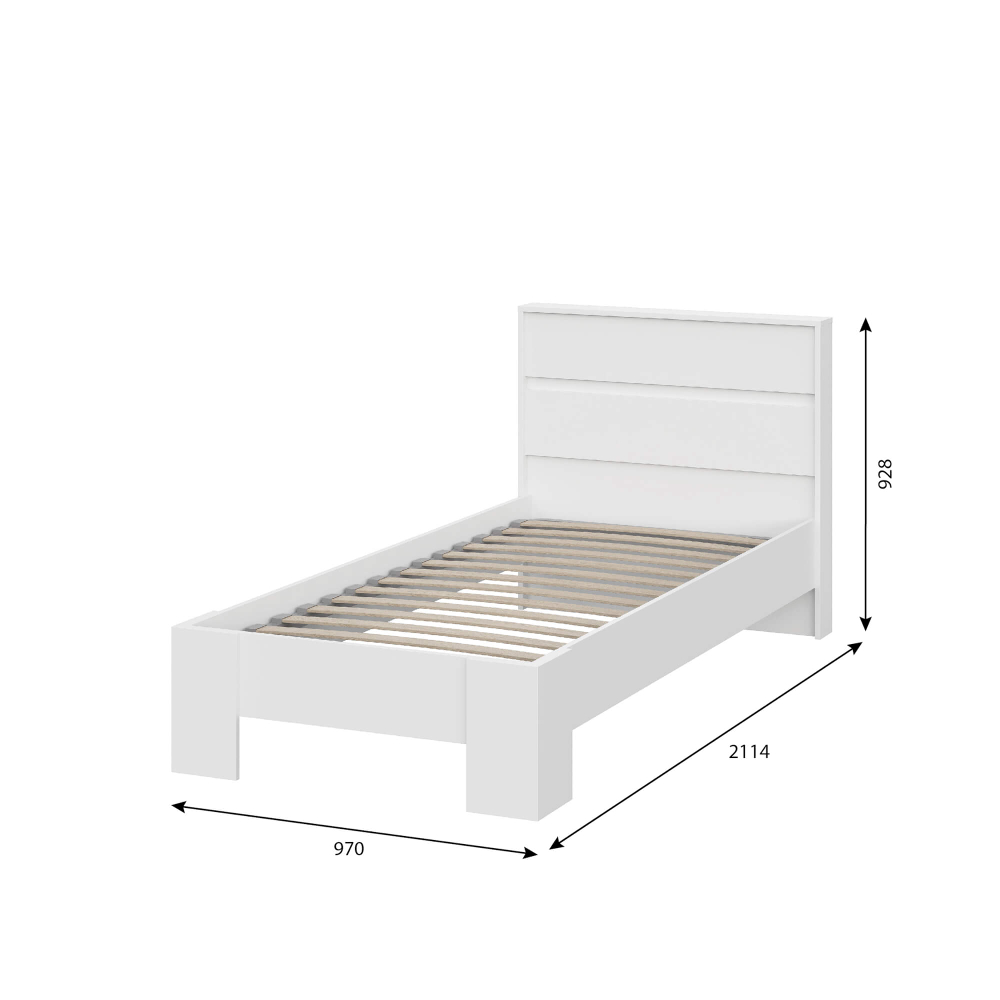 Люмо (Тащи в дом) КР-01 Кровать односпальная 900мм
