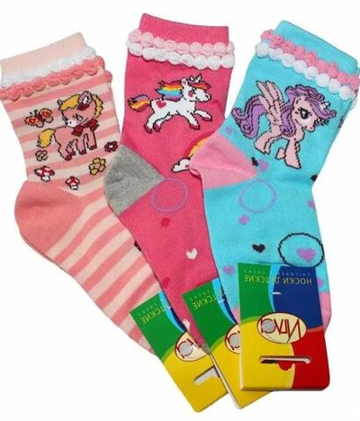 Носки для девочек 91и, р.20 в ассорт. (Игла), 1 шт.