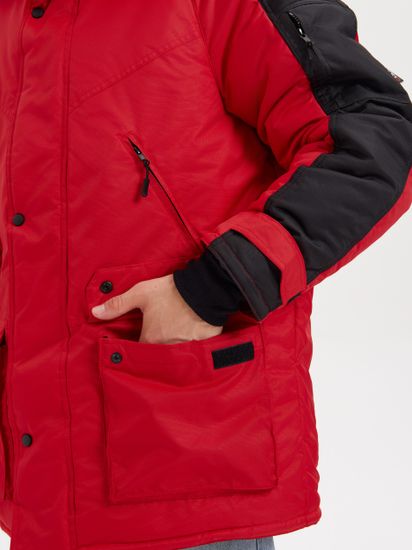 Куртка зимняя "Премьер" (красный/черный)