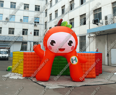 Надувной лабиринт "Ранетка", 8*8*3,6 м