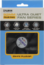 ZALMAN &lt;ZM-F2 Plus SF&gt; Fan for m/tower (3пин,  92x92x25mm, 20-23дБ,  1500об/мин)