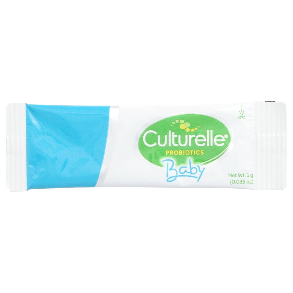 Culturelle, Пробиотики, для детей, здоровое развитие, пробиотик, витамин D, HMO и ДГК, для детей от 12 до 24 месяцев, без добавок, 30 пакетиков для приема один раз в день