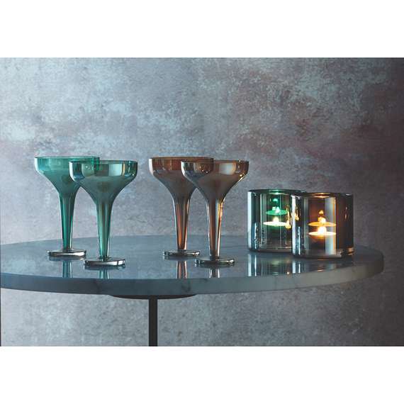 Подсвечник Signature Epoque 8,5 см янтарь