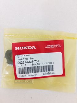 90231-KM7-700.  NUT, LOCK, 14MM. Honda