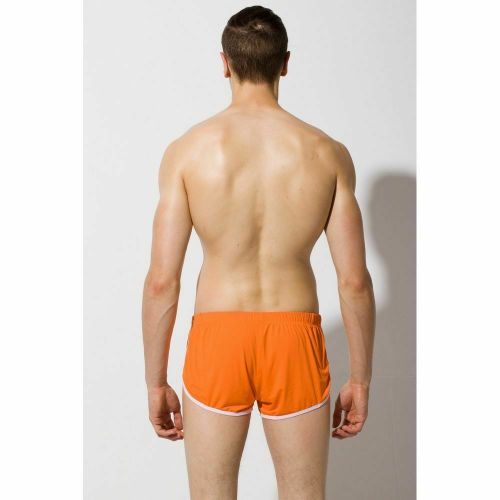 Мужские трусы шорты спортивные  оранжевые SuperBody Orange Shorts