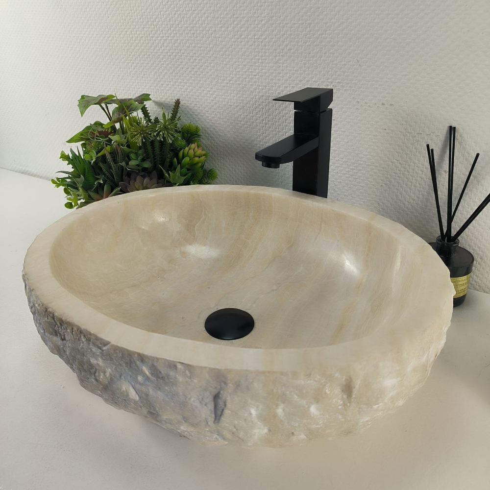 Раковина из оникса Erozy White EO-64275 52*42*15 0213