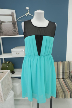 Платье комбинированное 44 размер