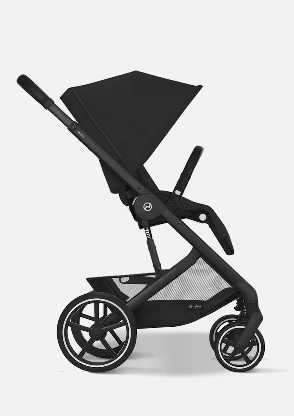 Cybex Детская коляска Balios S Lux BLK 2 в 1 цвет Moon Black
