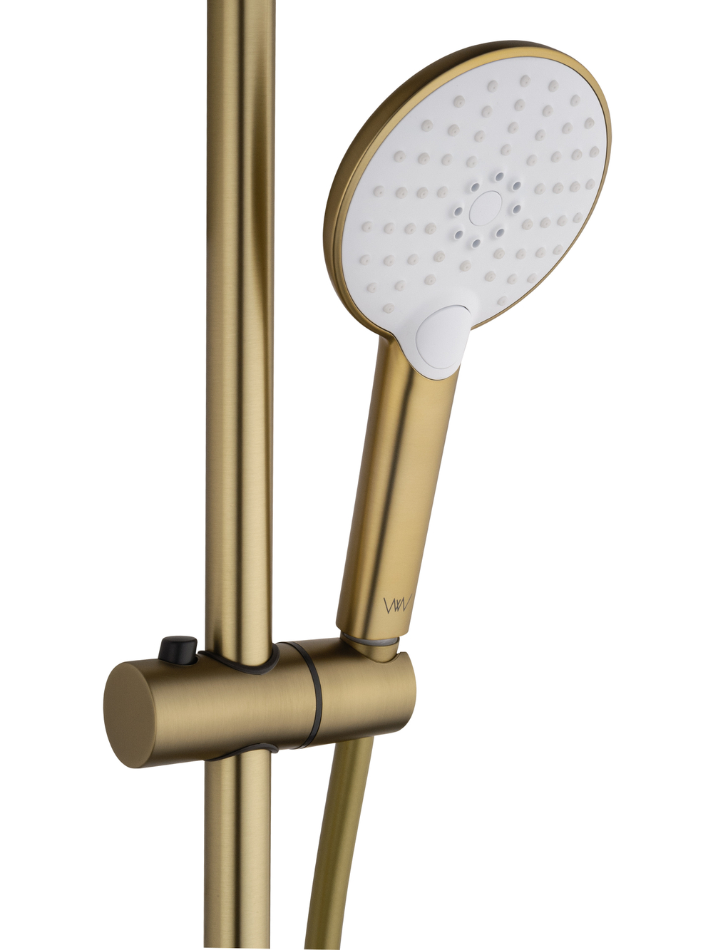 Смеситель для ванны с душевым гарнитуром WONZON & WOGHAND ALFA, Брашированное золото (WW-AE3205-BG)