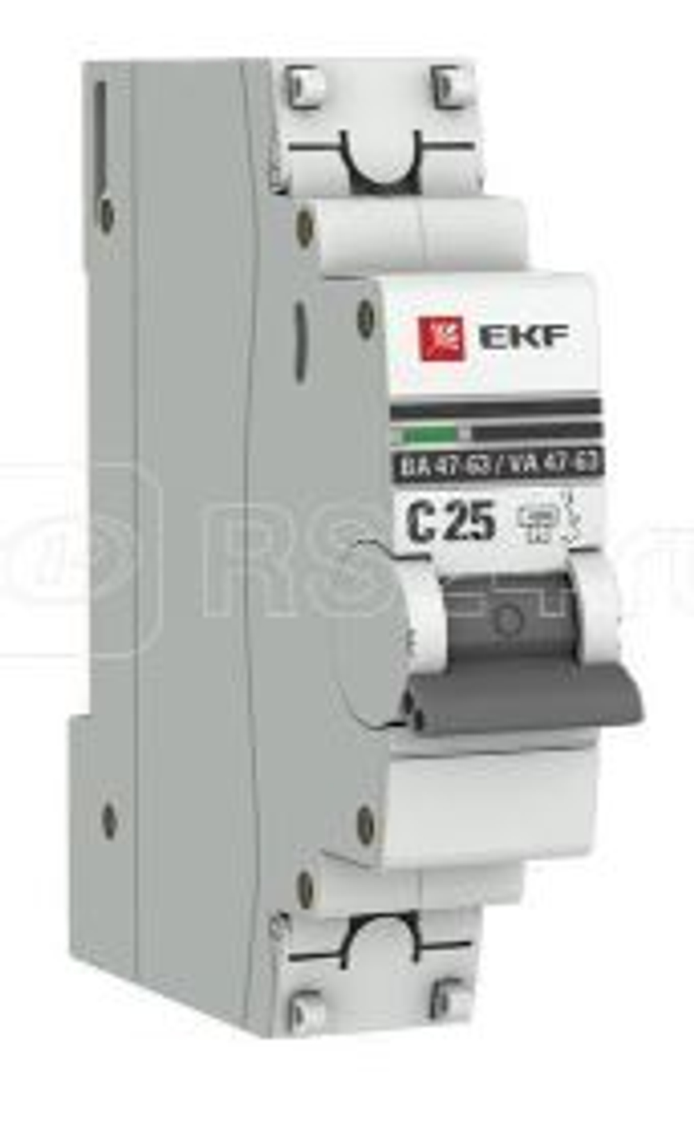 Выключатель автоматический модульный 1п C 25А 4.5кА ВА 47-63 PROxima EKF mcb4763-1-25C-pro
