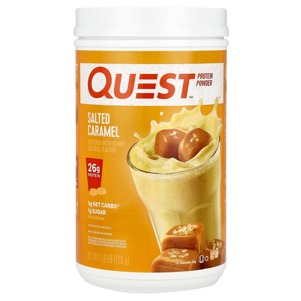 Quest Nutrition, протеиновый порошок, соленая карамель, 726 г (1,6 фунта)
