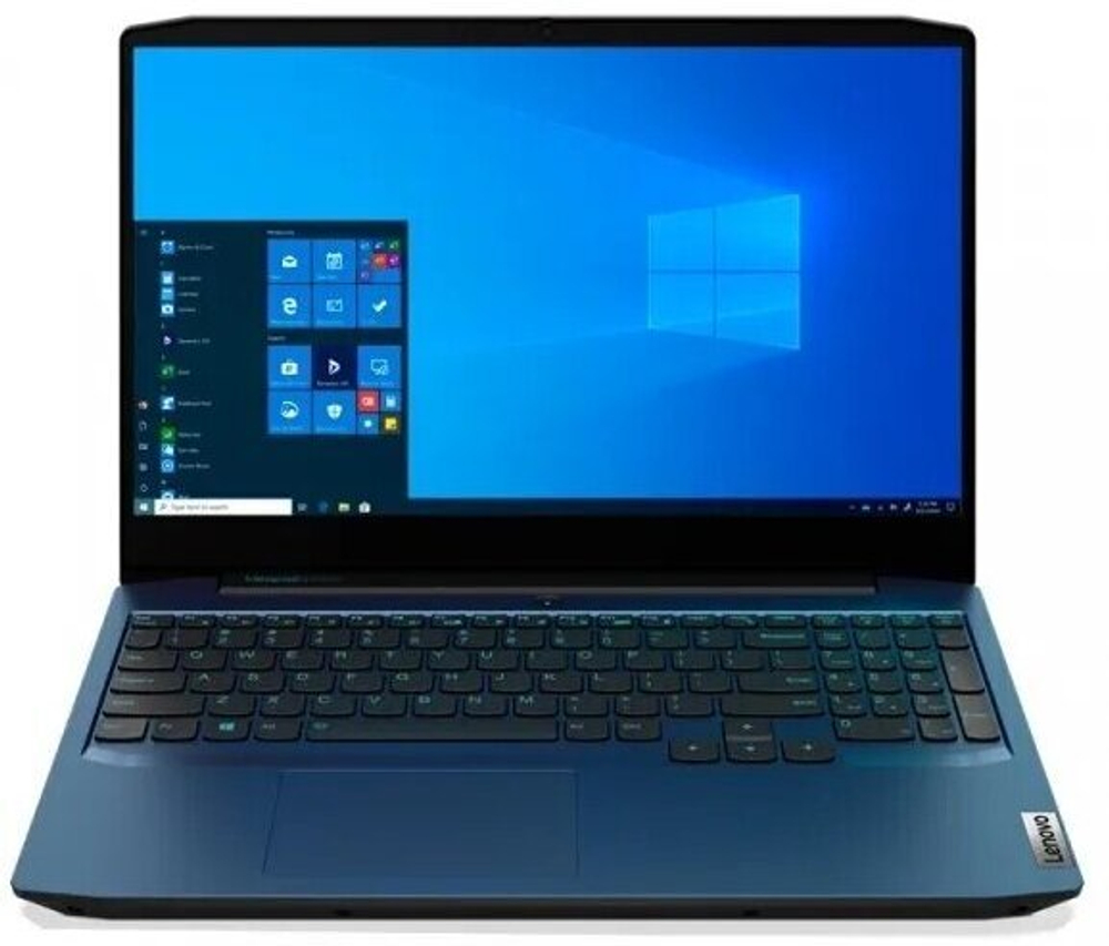 Ноутбук Lenovo Ideapad Gaming 3-15ARH05. CPU: AMD Ryzen 7 4800H 2.90 ГГц, RAM: 16 ГБ, SSD: 512 ГБ, GPU: GeForce GTX 1650 Ti 4 ГБ, OS: Free DOS, Состояние: A1