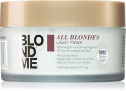 Schwarzkopf Professional Blondme All Blondes Light - питательная маска для нормальных и деликатных волос /   200  ml  / GTIN 4045787636178