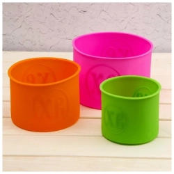 Набор силиконовых форм для выпечки куличей «ХВ», 3 шт