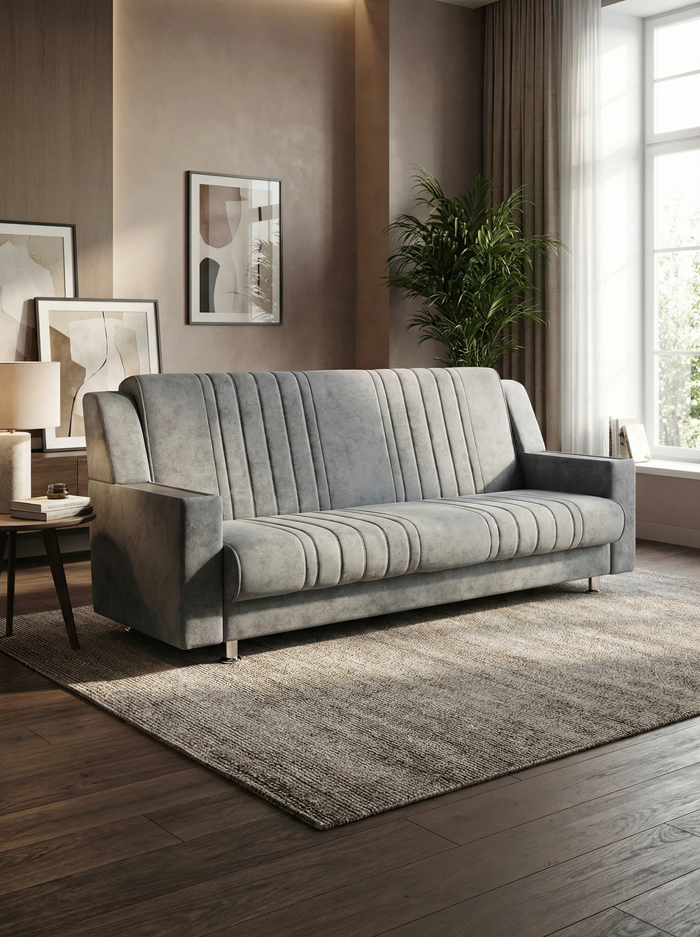 Кипр (БИ-мебель) Диван-книжка