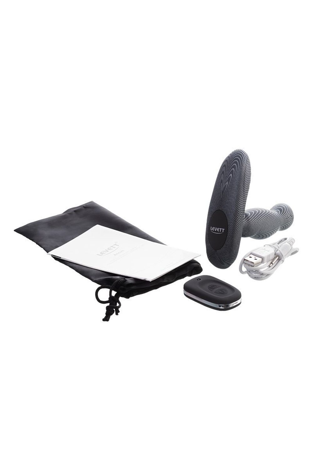 Черный вибростимулятор простаты Ancus с пультом ДУ (Цвет: черный)