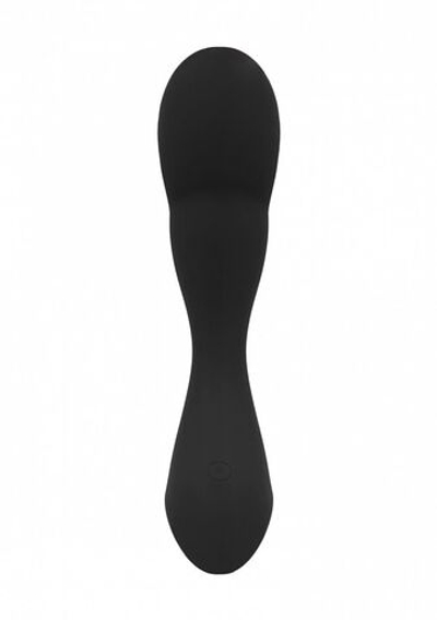 Чёрный анальный вибростимулятор Geron Anal Vibrator (Цвет: черный)