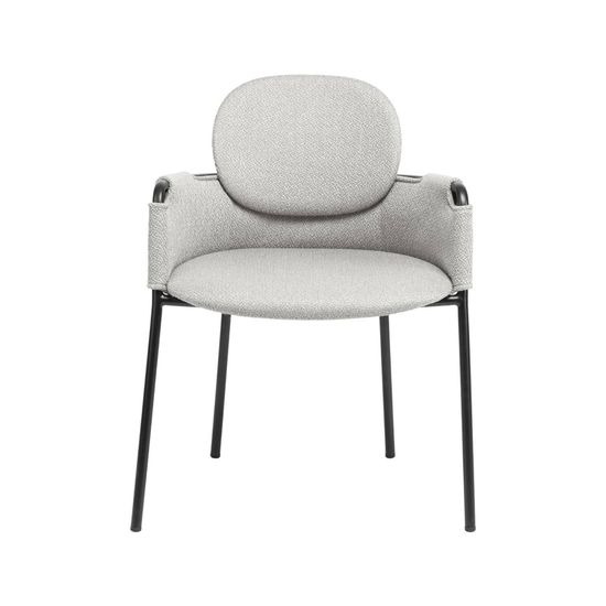 Стул Claudio Arm серая ткань