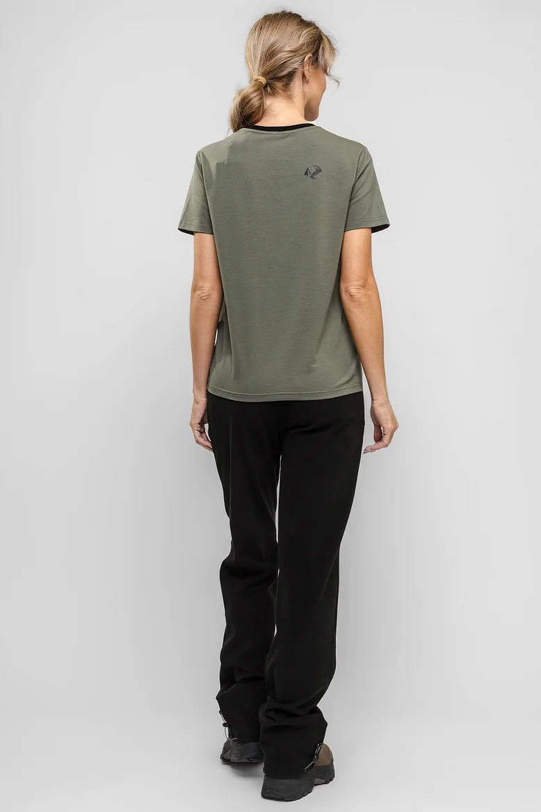 Футболка "НОХО" женская, цвет "Каменный закат"