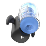 Автоматический мастурбатор с массажем бусинами Amovibe Black Knight Massaging Beads Thrusting Masturbator