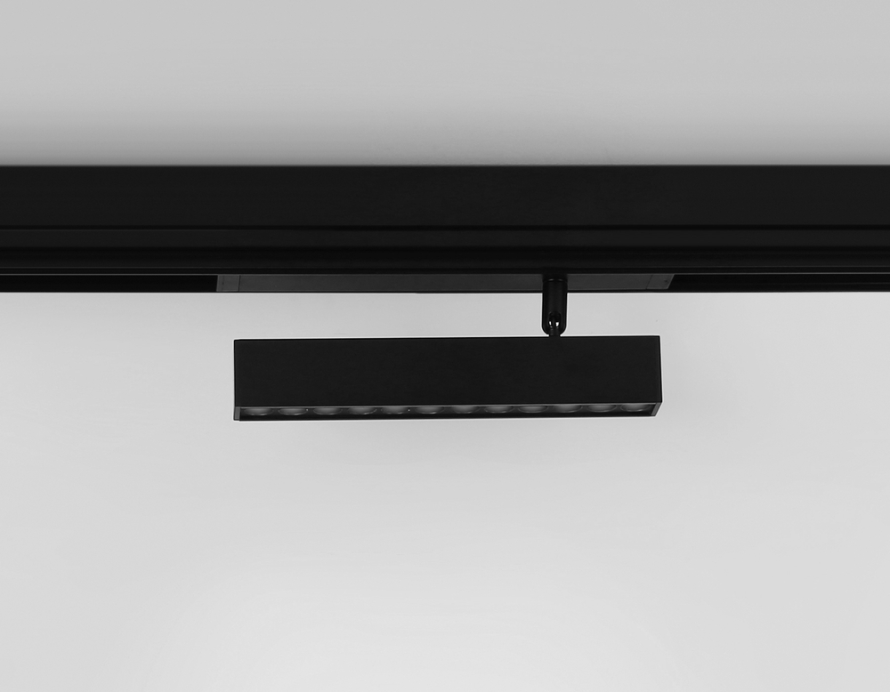 Светильник светодиодный для шинопровода Magnetic 220V GL1342 BK черный IP20 12W 3000K-6400K 24° 232*25*112