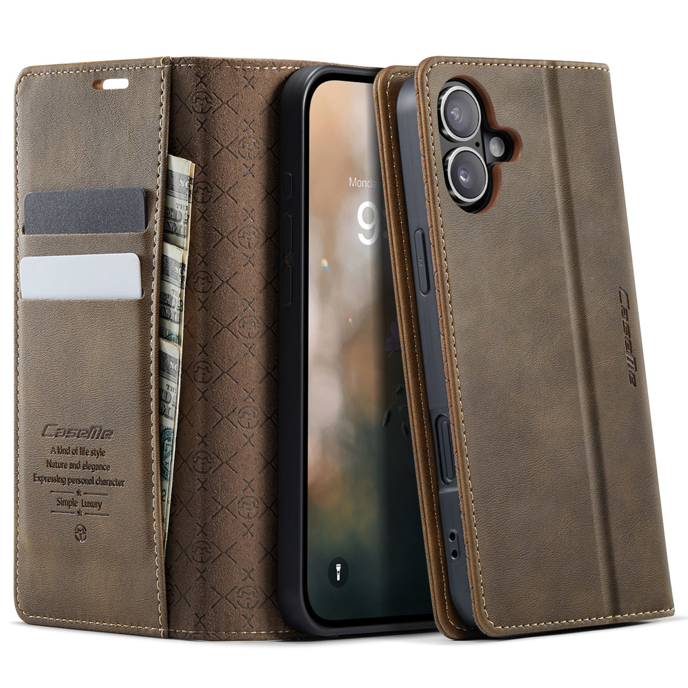 Чехол-книжка CaseMe RFiD iPhone 16 Plus