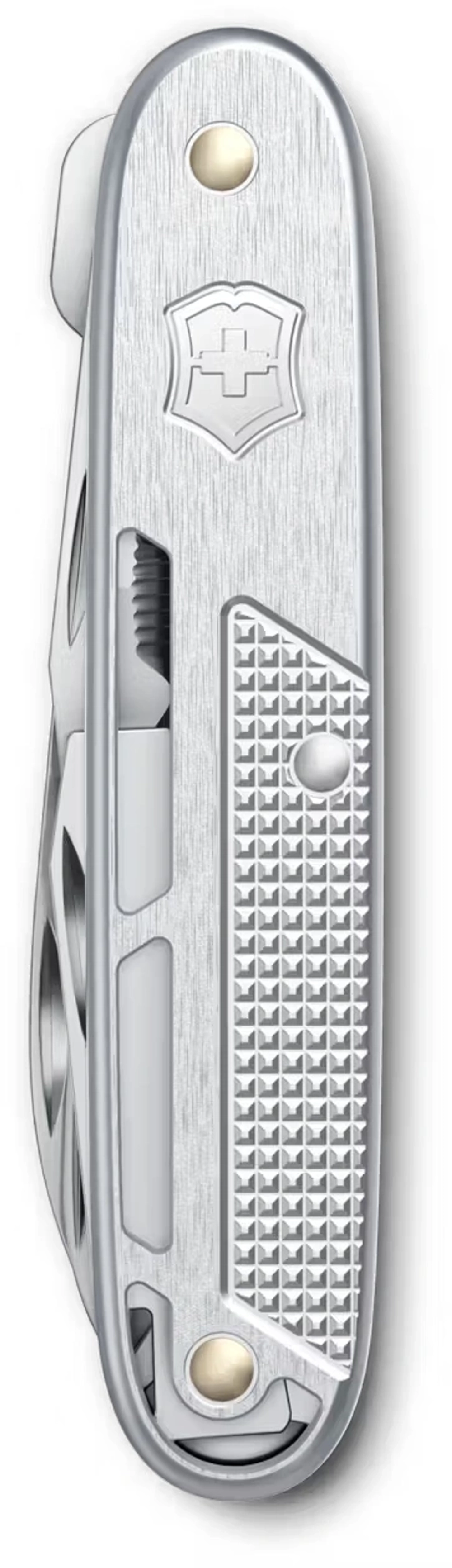 Нож Victorinox Synergy X Alox, 93 мм, 10 функций, серебристый, картонная коробка
