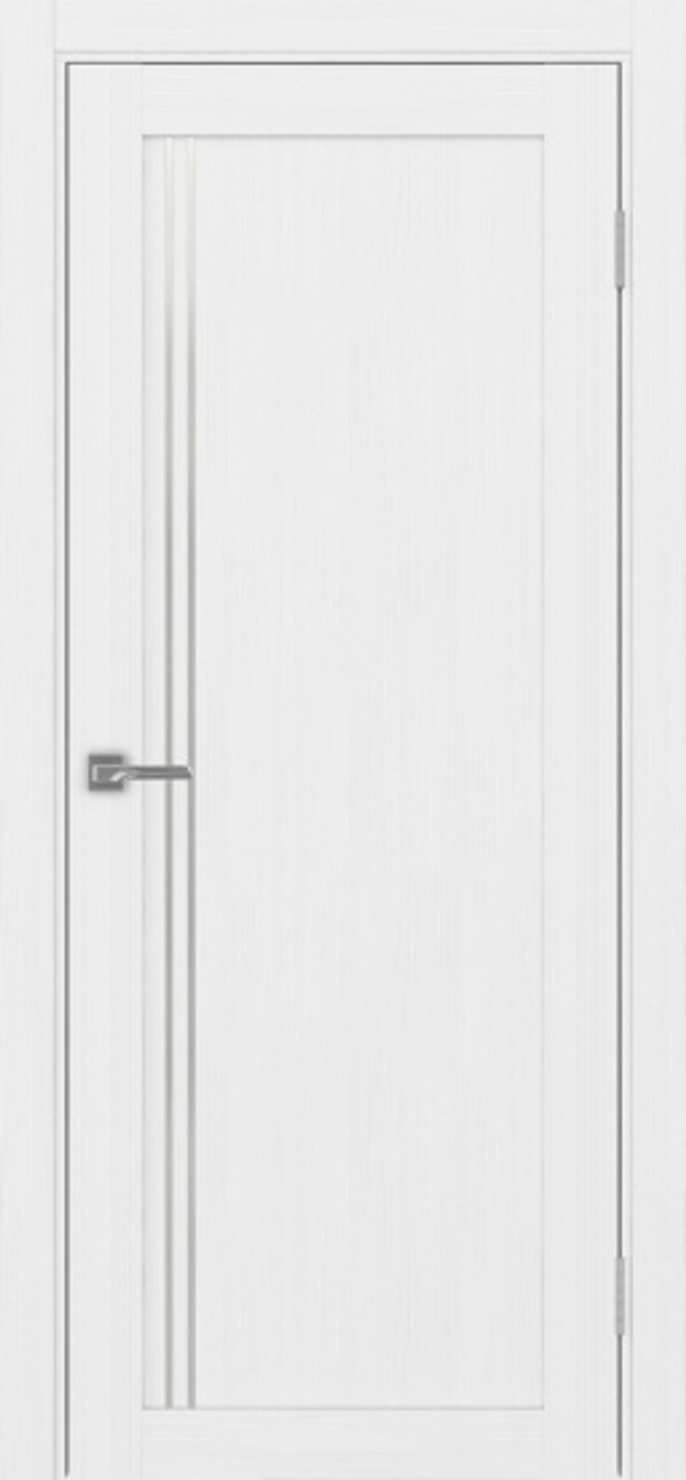 Межкомнатная дверь Optima Porte ТУРИН 566АППSC.111 Молдинг AL мат.хром