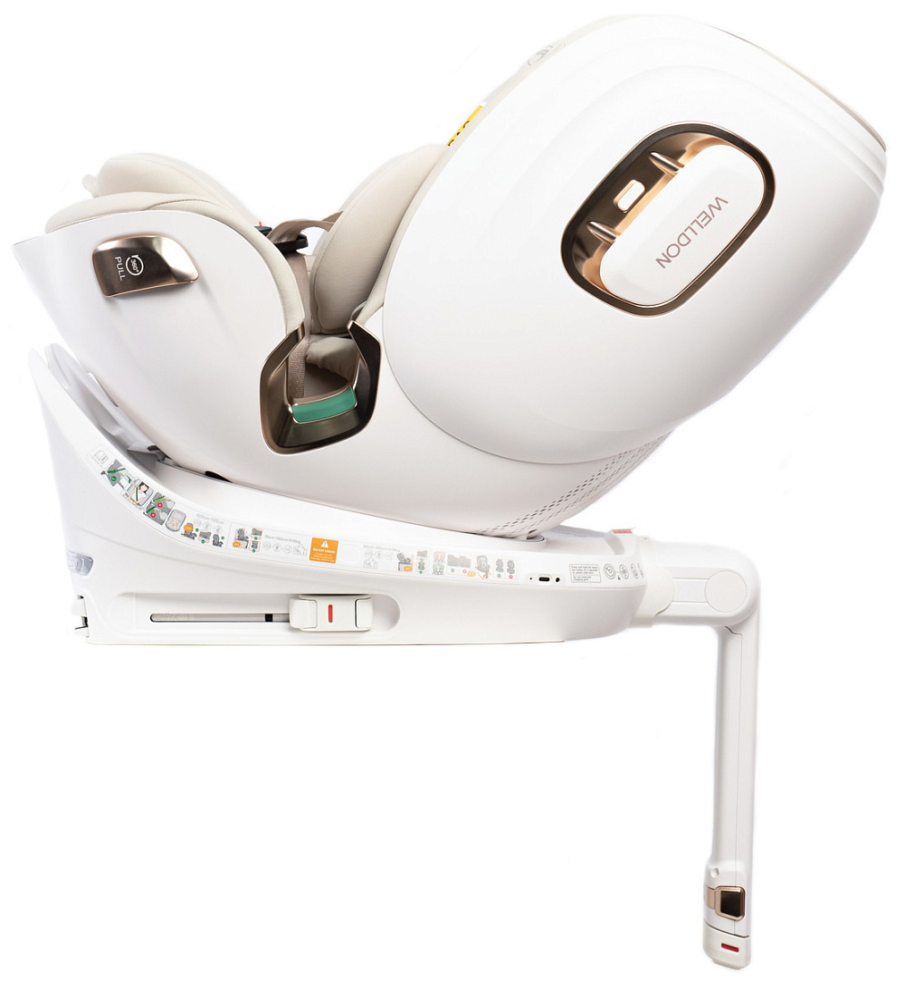 Автокресло Welldon Smarturn Air i-Size Ivory молочный
