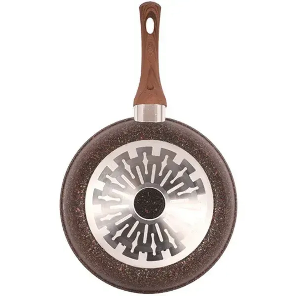 Сковорода 26*6,5см с ручкой «Granit Ultra Induction» (red) сгаи260а