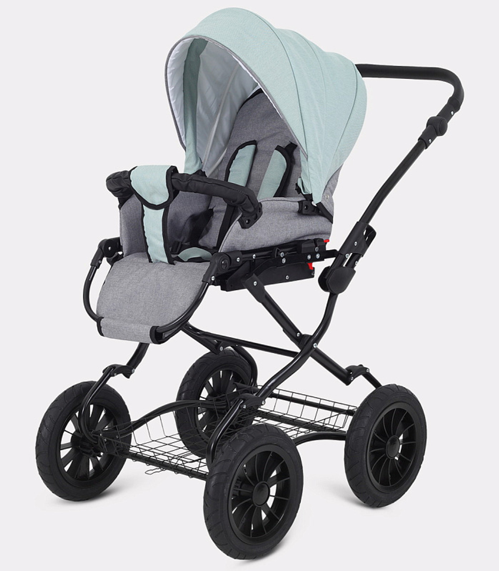 Детская коляска Rant Siena Classic New 2 в 1 10 серый-ментоловый