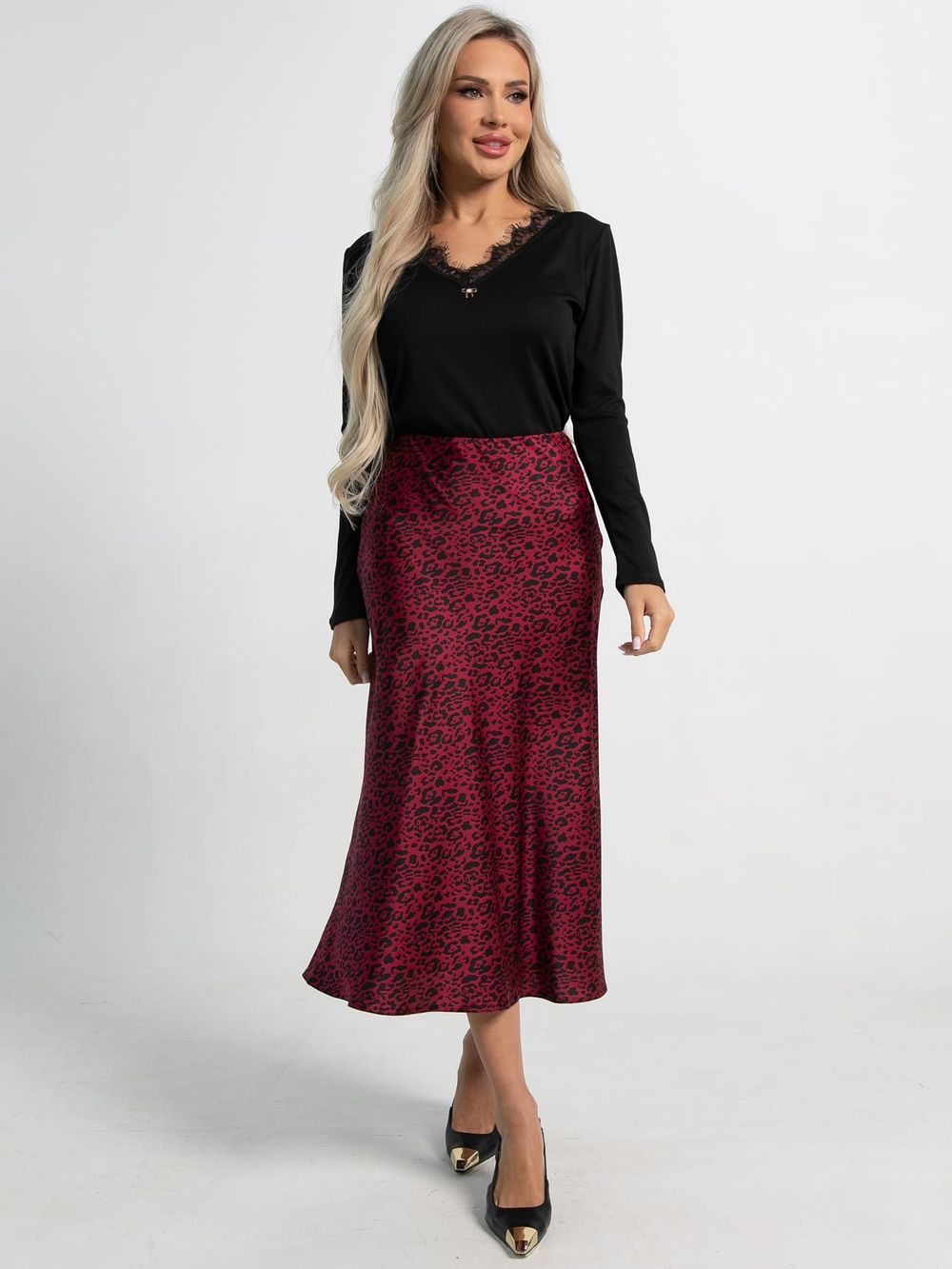 Юбка Фрезия (бордовая) Ю15421-16М LT Collection