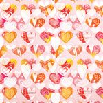 Бумага упаковочная "Love Story", 70x100 см, 10 дизайнов ассорти, ЗОЛОТАЯ СКАЗКА, 591916, 1шт