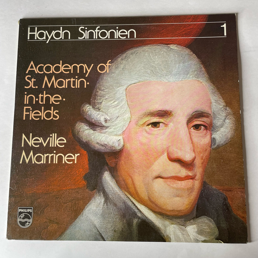 Винтажная виниловая пластинка LP Haydn Йозеф Гайдн, Academy of St. Martin in the Fields, Neville Marriner, Haydn Sinfonien (Германия 1980) Пластинка 1
