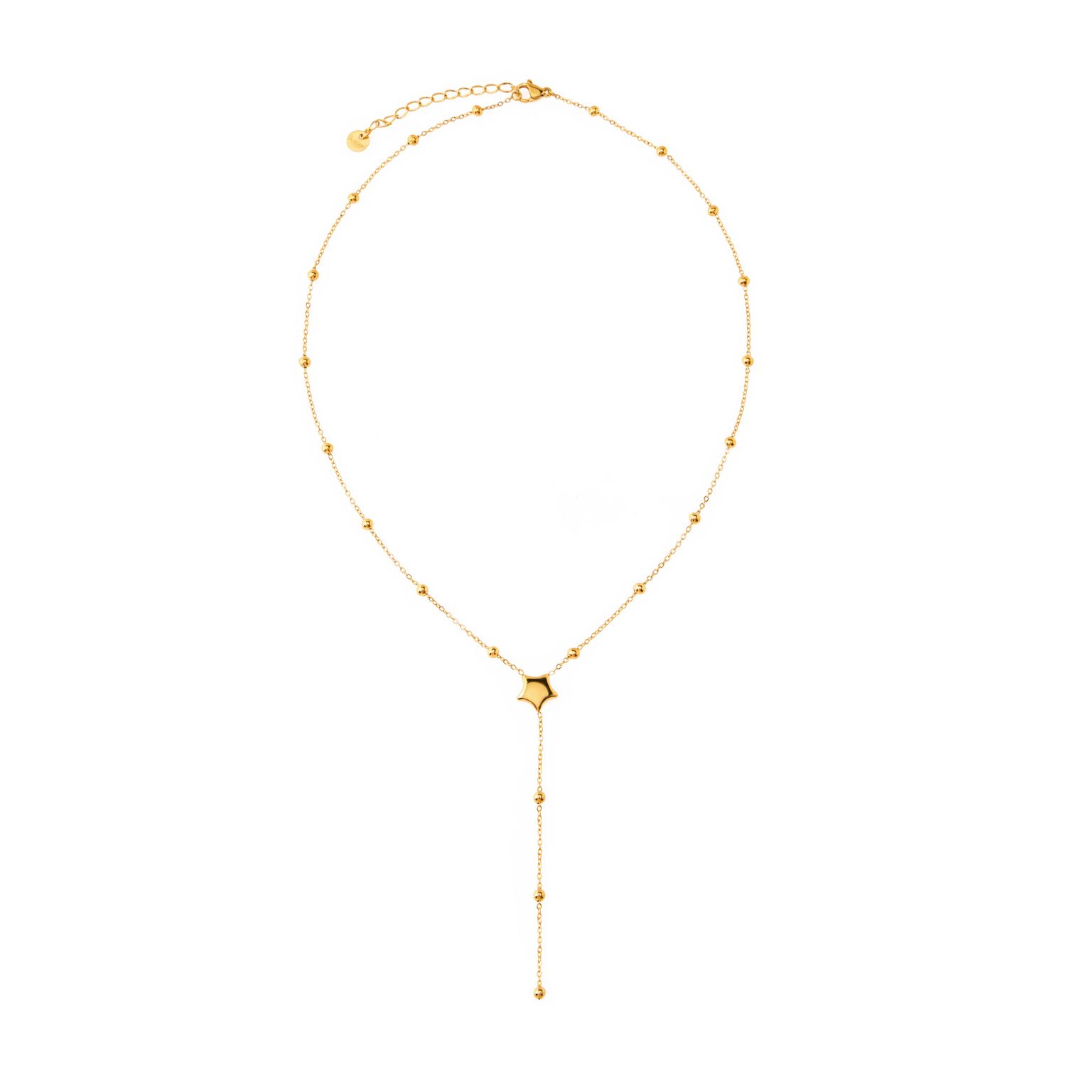 Колье Star Tie Necklace - Gold