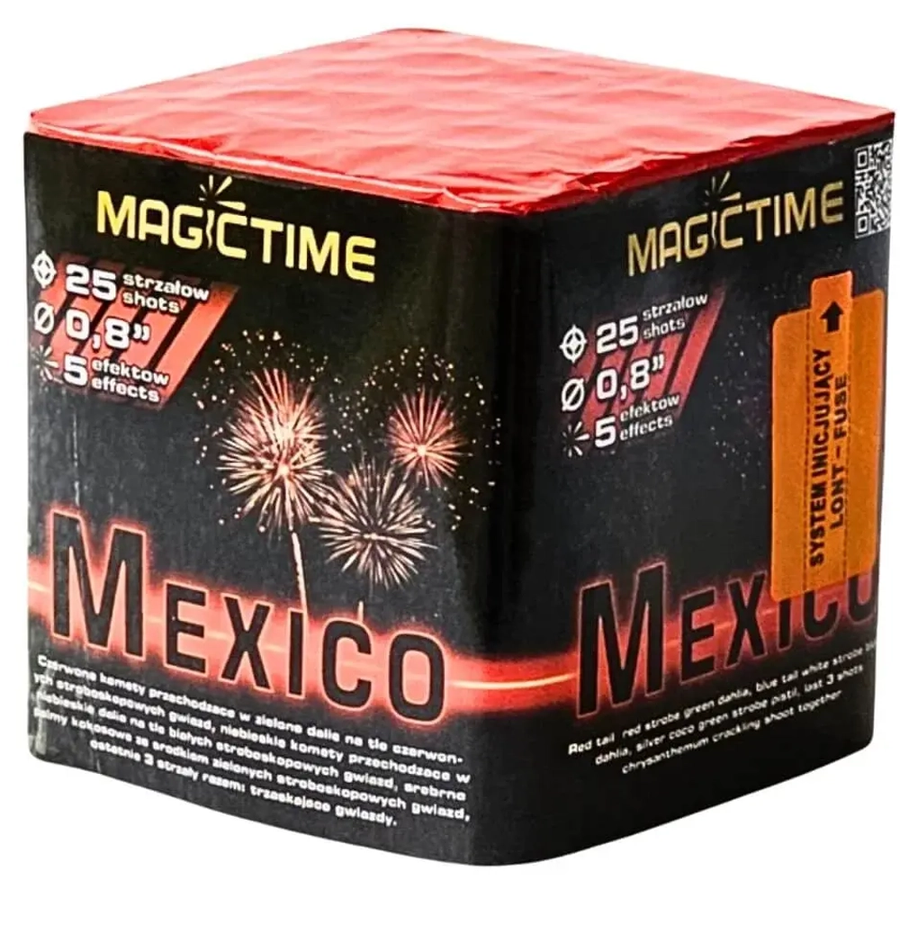 Батарея салютов Mexico (P7107) от Magictime, 25 залпов, 20 мм