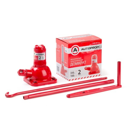 Домкрат гидрав. 2 т. выс. 150-310 мм винтовой (AUTOPROFI)