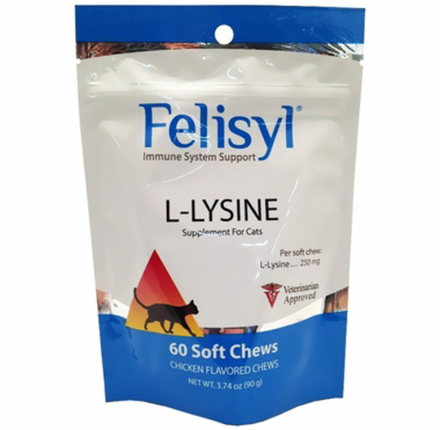 Felisyl L-lysin  Фелисил, л-лизин в лакомстве 90 г (уп. 60 шт)