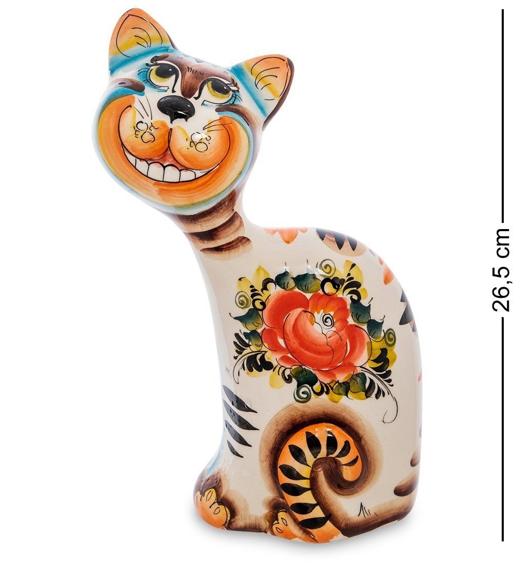 ГЛ- 167 Фигурка «Кот-Гоша» цв. (Гжельский фарфор)