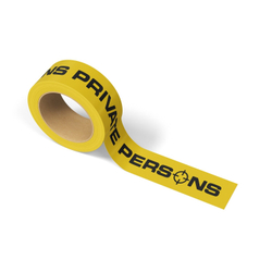 DUCT TAPE (YELLOW/BLACK)