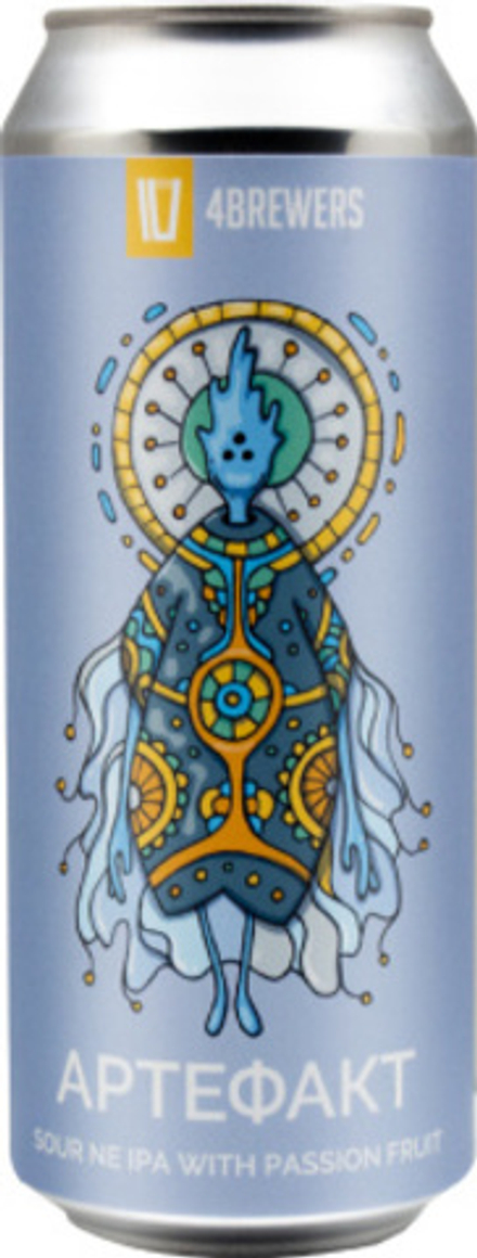 Пиво Четыре Пивовара Артефакт / 4 Brewers Artefakt 0.5 - банка