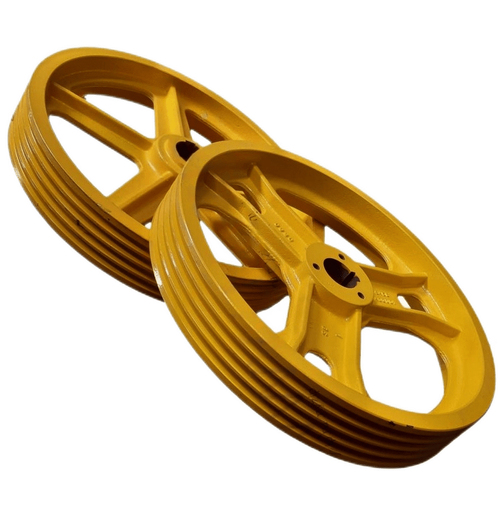 Канатоведущий шкив Ø 560 мм V-канавки 4x12 мм лебедка ITG 134