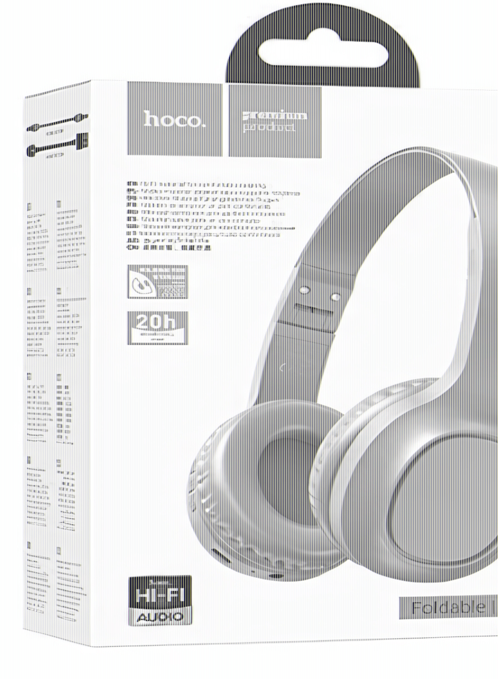 Наушники мониторные беспроводные HOCO W46 wireless headphones Bluetooth (светло синий)