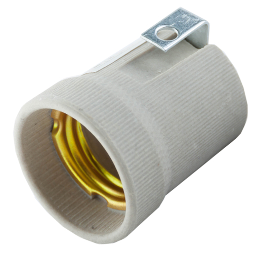 Патрон Е 27 керамический с держателем