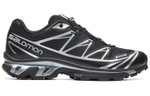 SALOMON Salomon X-6 GTX wear-resistant low-cut outdoor functional shoes men's black and white