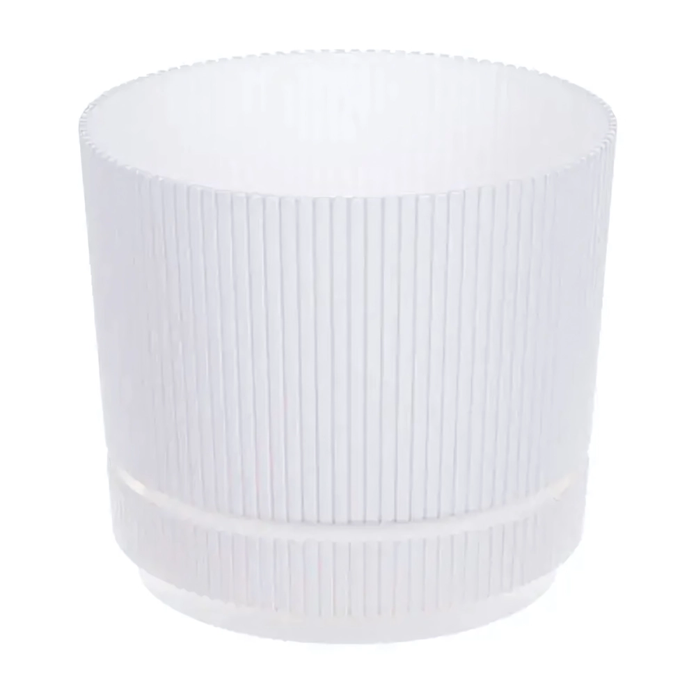 Кашпо СТРИП D200мм 3,9л с подставкой Белый